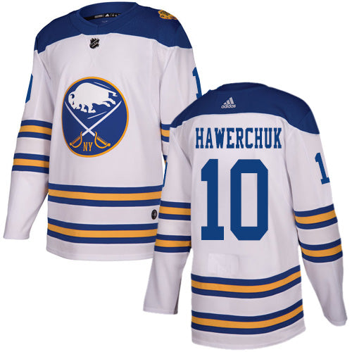 Adidas Sabres 10 Dale Hawerchuk White Authentic 2018 Winter Classic Stitched Nhl Jersey