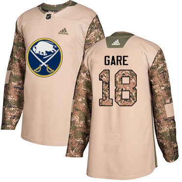 Adidas Sabres 18 Danny Gare Camo Authentic 2017 Veterans Day Stitched Nhl Jersey