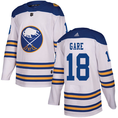 Adidas Sabres 18 Danny Gare White Authentic 2018 Winter Classic Stitched Nhl Jersey
