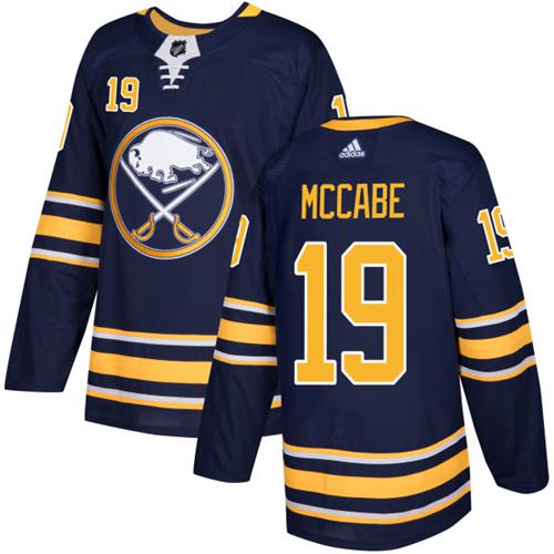 Adidas Sabres 19 Jake Mccabe Navy Blue Home Authentic Stitched Nhl Jersey