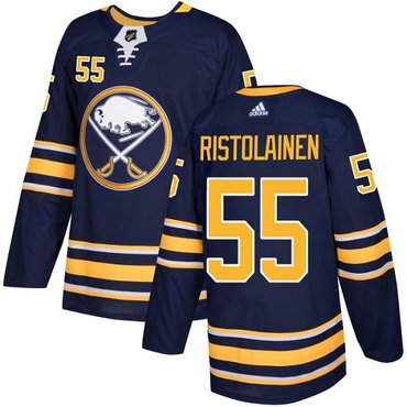 Adidas Sabres 55 Rasmus Ristolainen Navy Blue Home Authentic Stitched Nhl Jersey