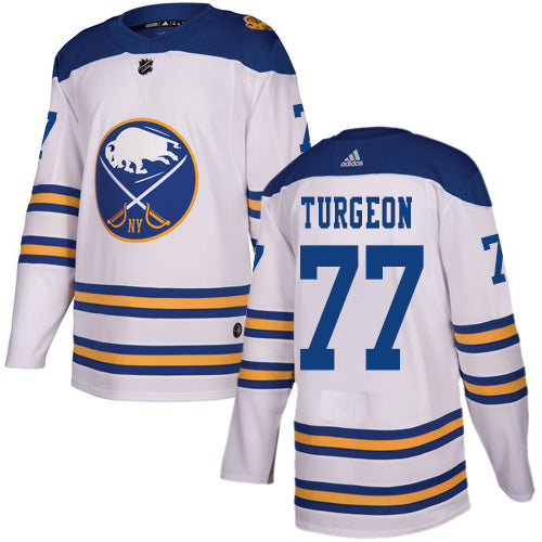 Adidas Sabres 77 Pierre Turgeon White Authentic 2018 Winter Classic Stitched Nhl Jersey