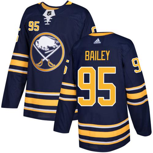 Adidas Sabres 95 Justin Bailey Navy Blue Home Authentic Stitched Nhl Jersey