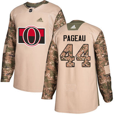 Adidas Senators 44 Jean gabriel Pageau Camo Authentic 2017 Veterans Day Stitched Nhl Jersey
