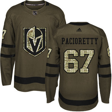 Adidas Vegas Golden Knights 67 Max Pacioretty Green Salute To Service Stitched Nhl Jersey