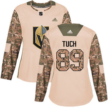 Adidas Vegas Golden Knights 89 Alex Tuch Camo Authentic 2017 Veterans Day Womens Stitched Nhl Jersey