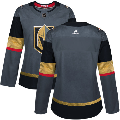 Adidas Vegas Golden Knights Blank Grey Home Authentic Womens Stitched Nhl Jersey