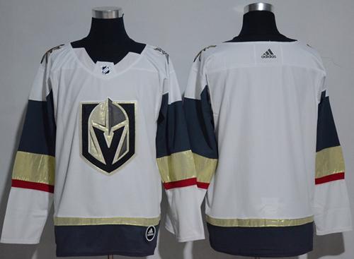 Adidas Vegas Golden Knights Blank White Road Authentic Womens Stitched Nhl Jersey
