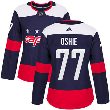 Adidas Washington Capitals 77 Tj Oshie Navy Authentic 2018 Stadium Series Womens Stitched Nhl Jersey