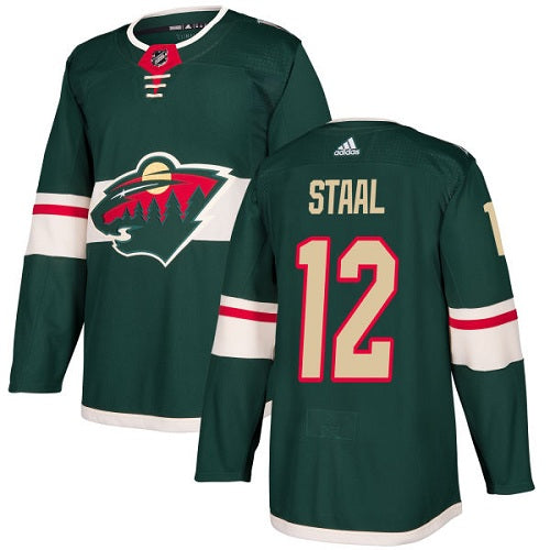 Adidas Wild 12 Eric Staal Green Home Authentic Stitched Nhl Jersey