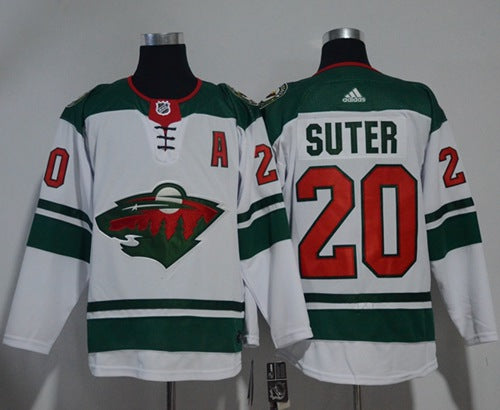 Adidas Wild 20 Ryan Suter White Road Authentic Stitched Nhl Jersey