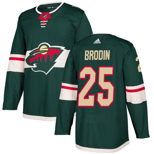 Adidas Wild 25 Jonas Brodin Green Home Authentic Stitched Nhl Jersey