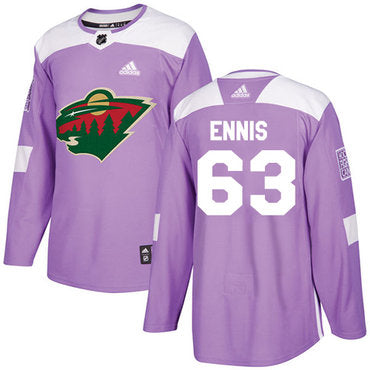 Adidas Wild 63 Tyler Ennis Purple Authentic Fights Cancer Stitched Nhl Jersey