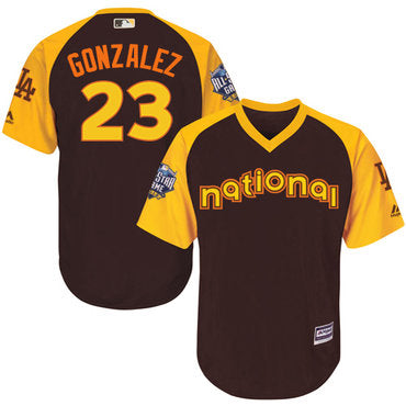 Adrian Gonzalez Brown 2016 Mlb All star Jersey Mens National League Los Angeles Dodgers 23 Cool Base Game Collection