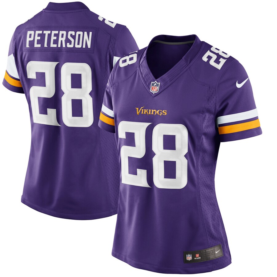 Adrian Peterson Minnesota Vikings Nike Womens Limited Jersey Purple