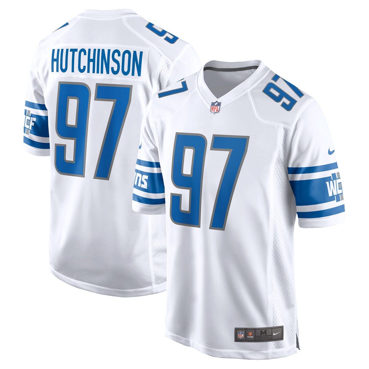 Aidan Hutchinson Detroit Lions Nike Player Game Jersey White
