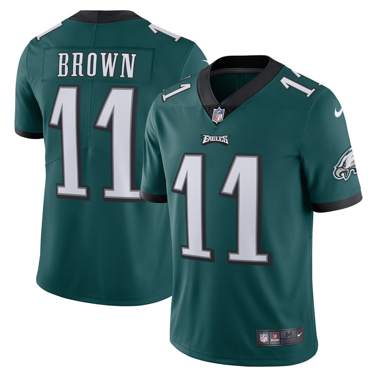 Aj Brown Philadelphia Eagles Nike Mens Vapor Limited Jersey Midnight Green