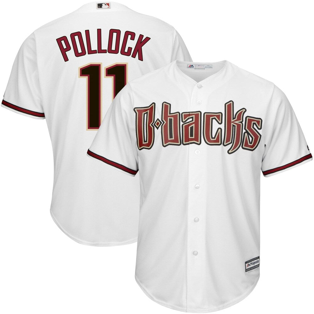 Aj Pollock Arizona Diamondbacks Majestic Official Cool Base Player Jersey Whitesedona Red