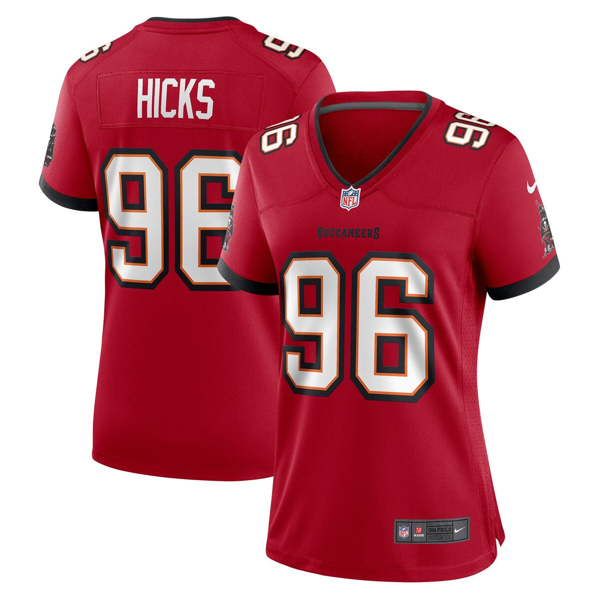 Akiem Hicks Tampa Bay Buccaneers Nike Womens Player Game Jersey Red