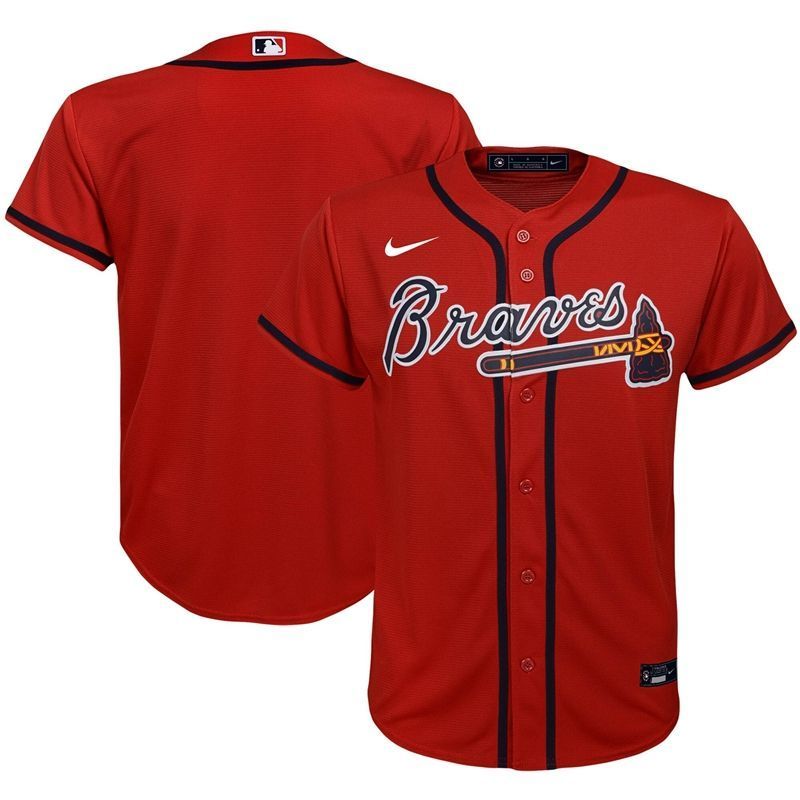 Alanta Braves 2020 Mlb Red Jersey