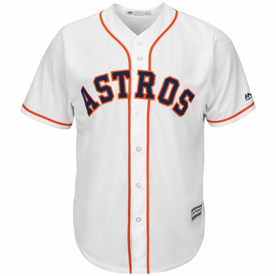 Alex Bregman Houston Astros Majestic Big And Tall Cool Base Player Jersey White