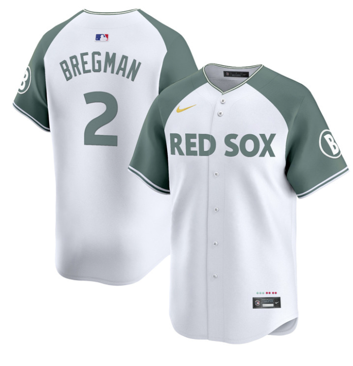 Alex Bregman Jersey #2 Boston Red Sox 2025 City Connect Vapor Premier Limited St