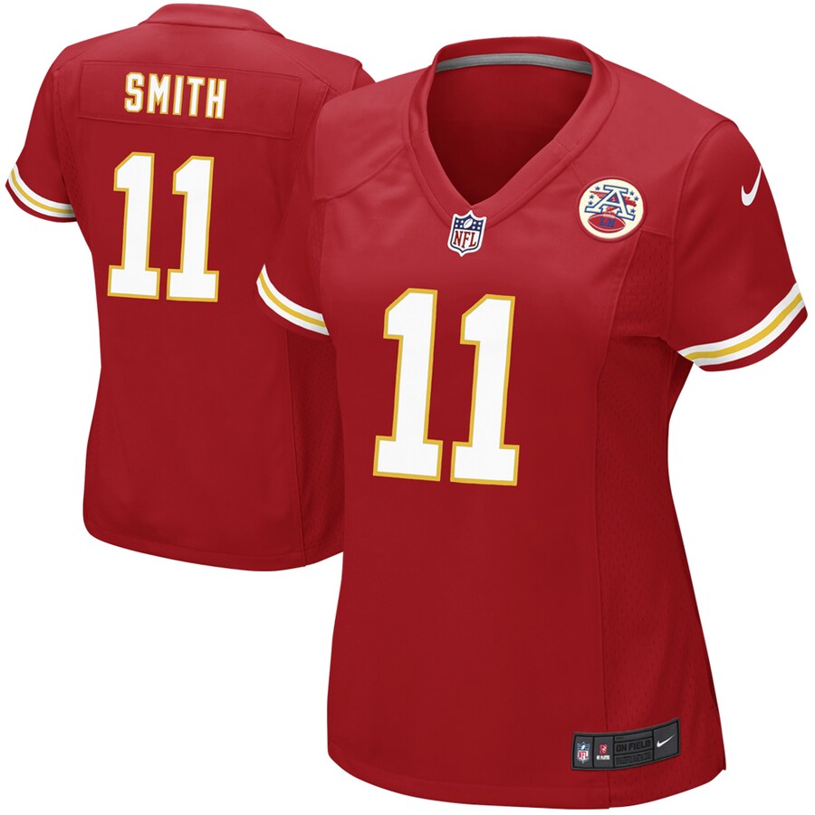 Alex Smith Kansas City Chiefs Nike Womens Game Jersey Red