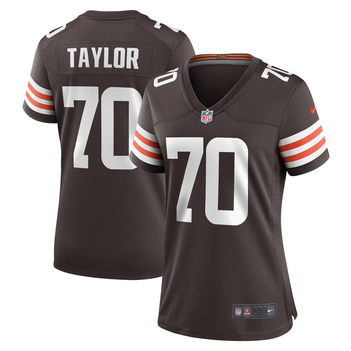 Alex Taylor Cleveland Browns Nike Womens Team Game Player Jersey Brown