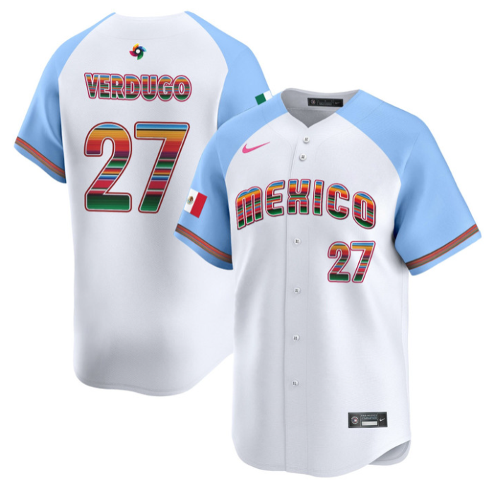 Alex Verdugo Jersey #27 Team Mexico 2026 World Baseball Serape Edition Stitched