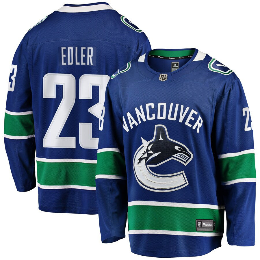 Alexander Edler Vancouver Canucks Fanatics Branded Breakaway Player Jersey Blue
