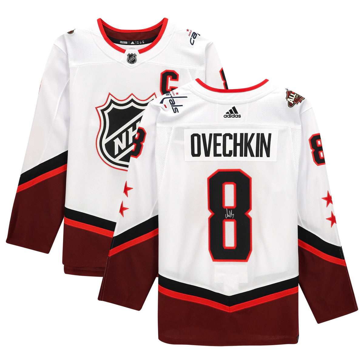 Alexander Ovechkin Washington Capitals Autographed 2022 Nhl All star Game Jersey White