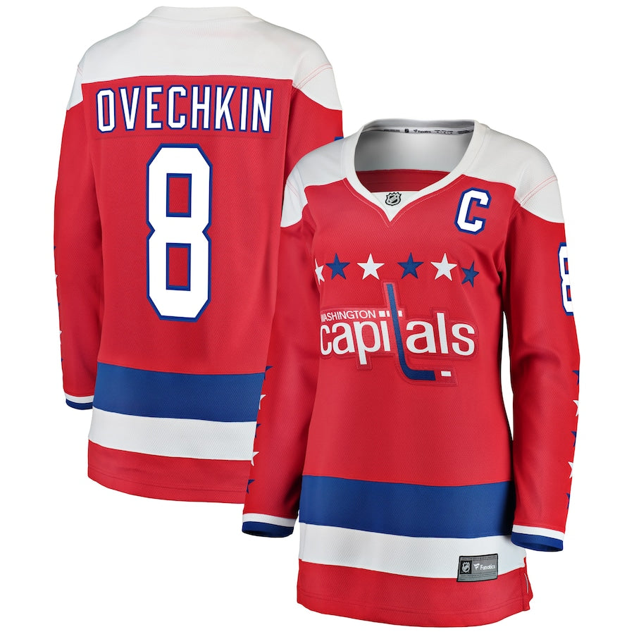 Alexander Ovechkin Washington Capitals Fanatics Branded Womens Alternate Breakaway Player Jersey Red