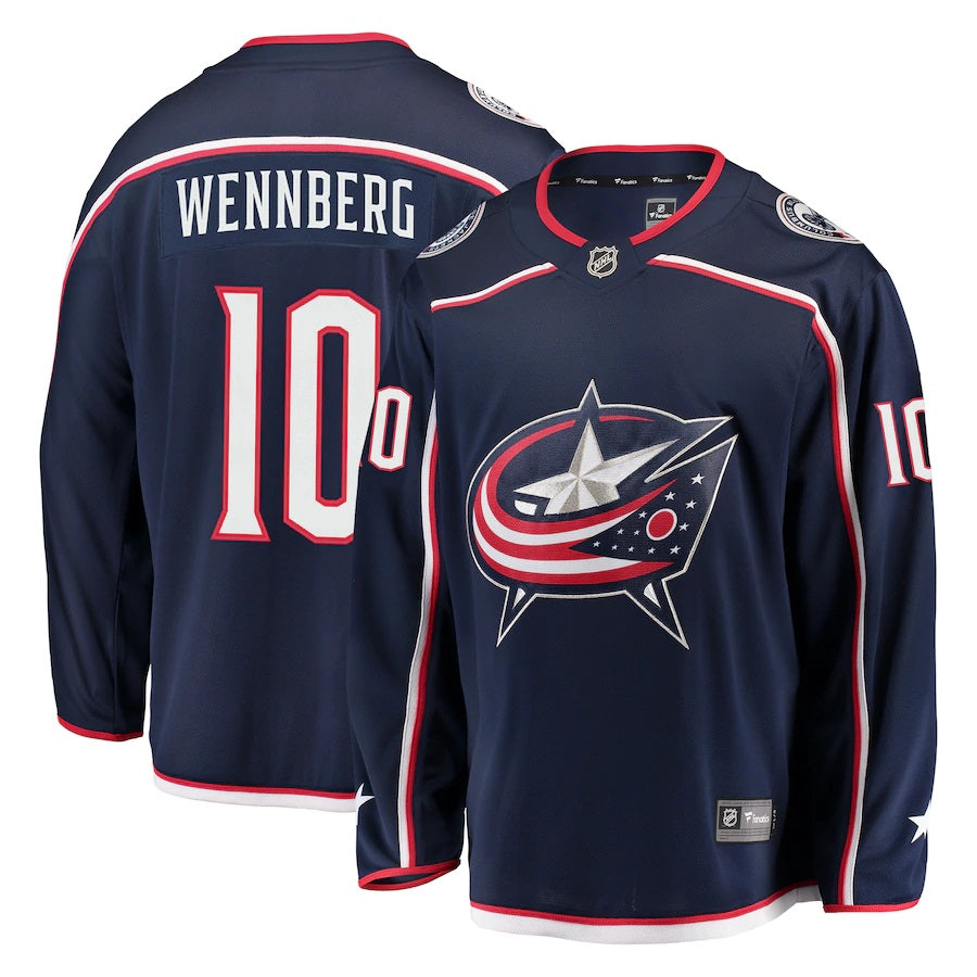 Alexander Wennberg Columbus Blue Jackets Fanatics Branded Breakaway Jersey Navy