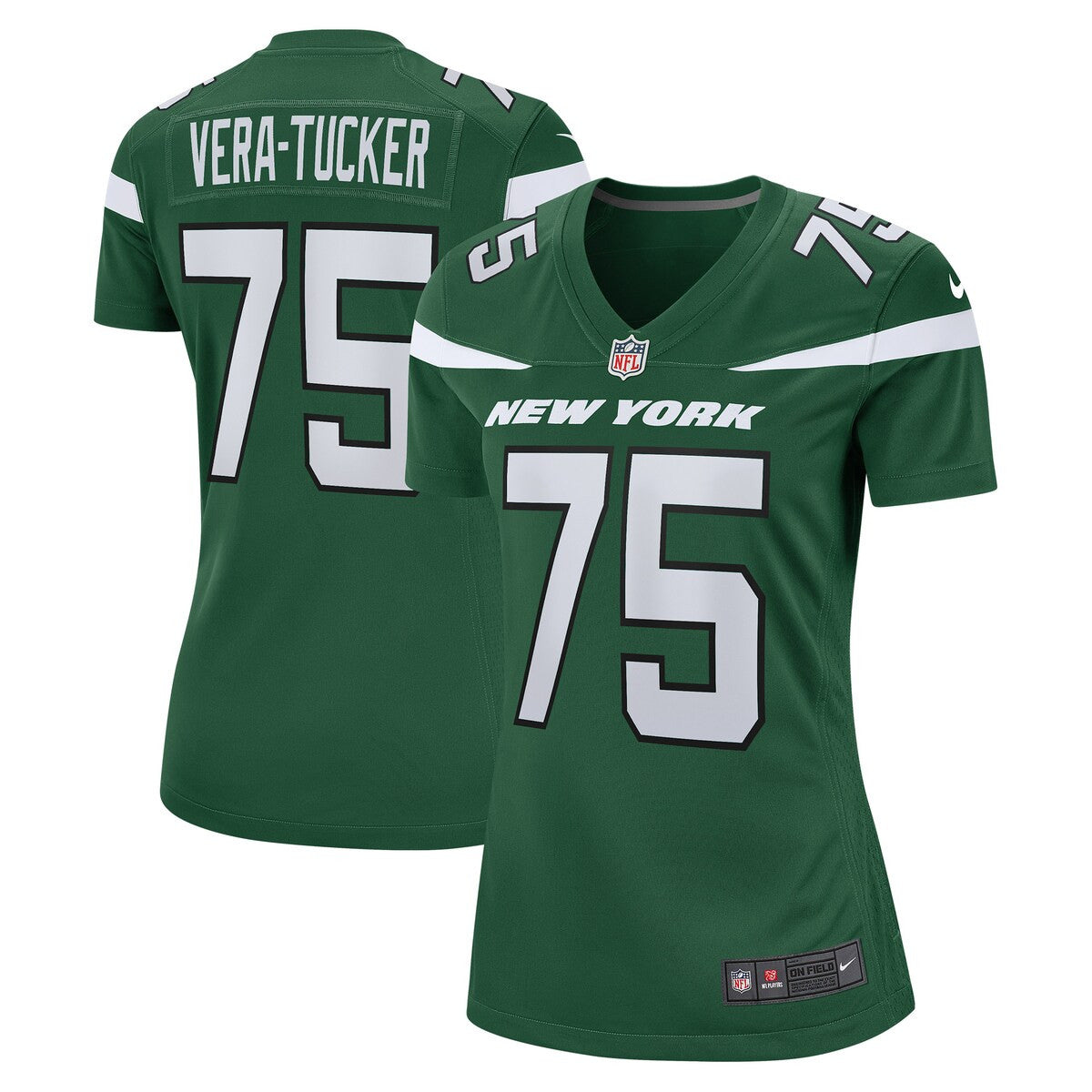 Alijah Vera tucker New York Jets Nike Womens Game Player Jersey Gotham Green