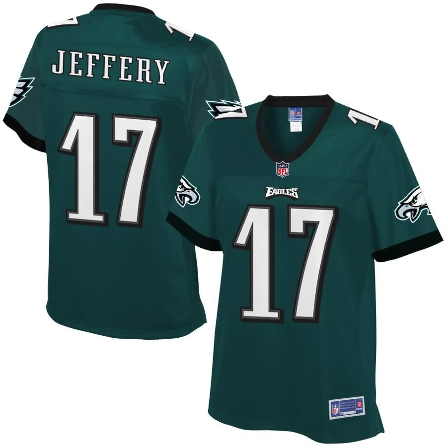 Alshon Jeffery Philadelphia Eagles Nfl Pro Line Womens Player Jersey Midnight Green