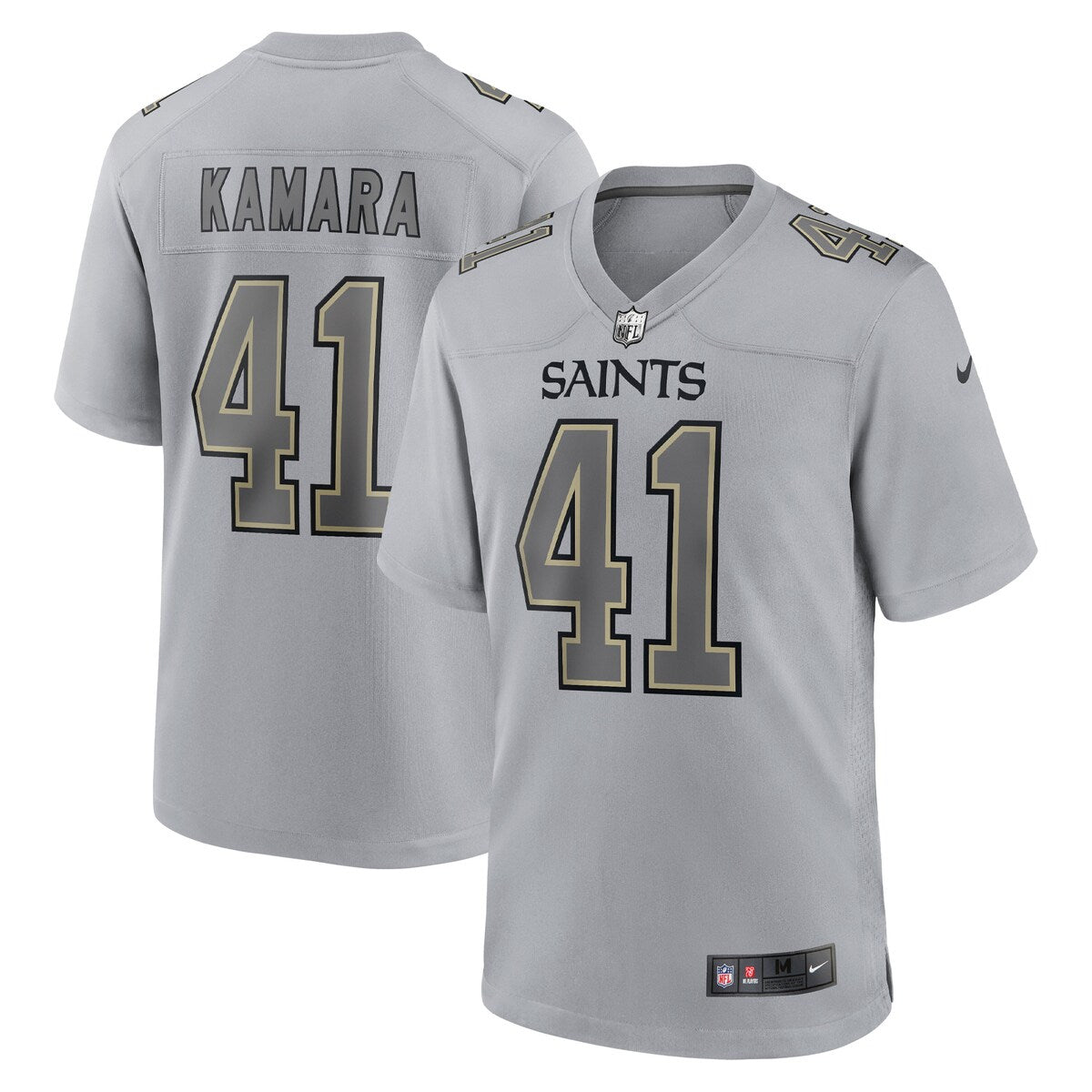 Alvin Kamara New Orleans Saints Nike Atmosphere Fashion Game Jersey Gray