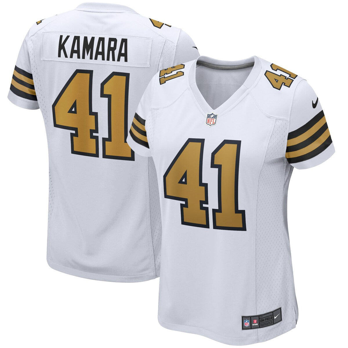 Alvin Kamara New Orleans Saints Nike Womens Alternate Game Player Jersey White