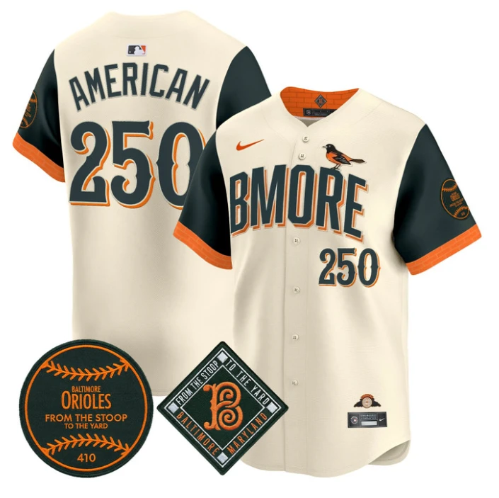 American Jersey #250 Baltimore Orioles 2026 City Connect Premier Stitched