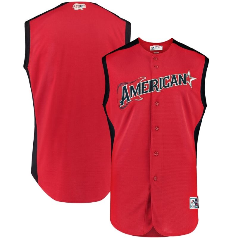 American Red Mlb All Stars Personalized Jersey
