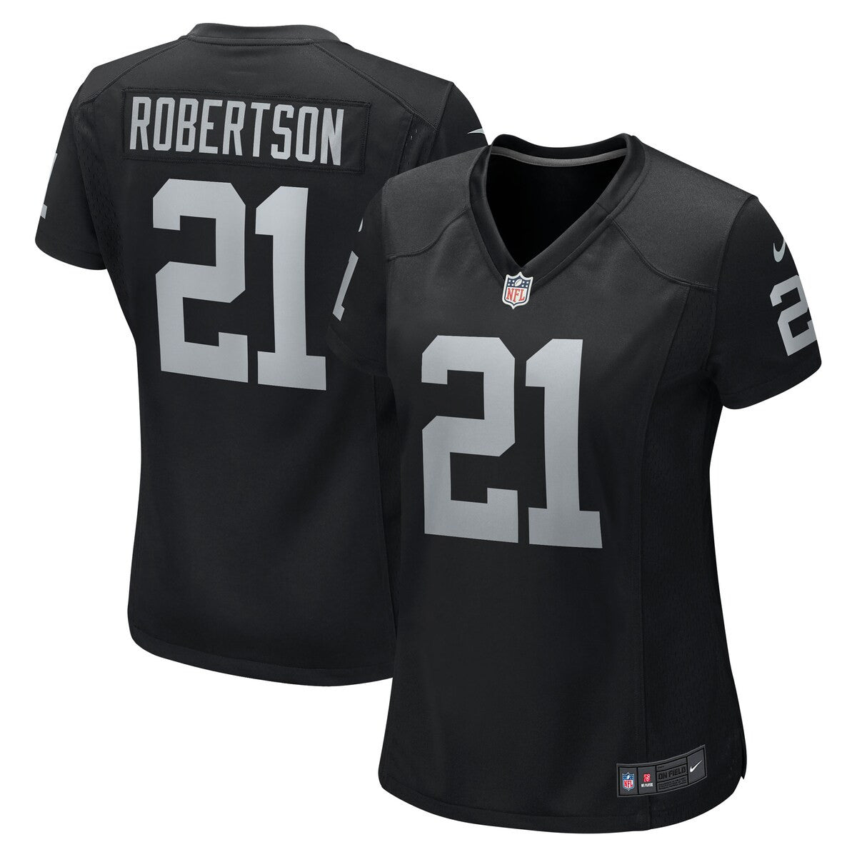 Amik Robertson Las Vegas Raiders Nike Womens Team Game Jersey Black