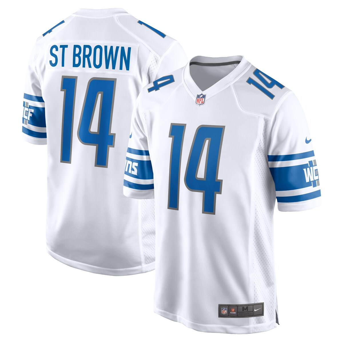 Amon ra St Brown Detroit Lions Nike Player Game Jersey White