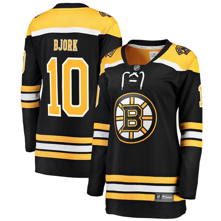 Anders Bjork Boston Bruins Fanatics Branded Womens Breakaway Player Jersey Black