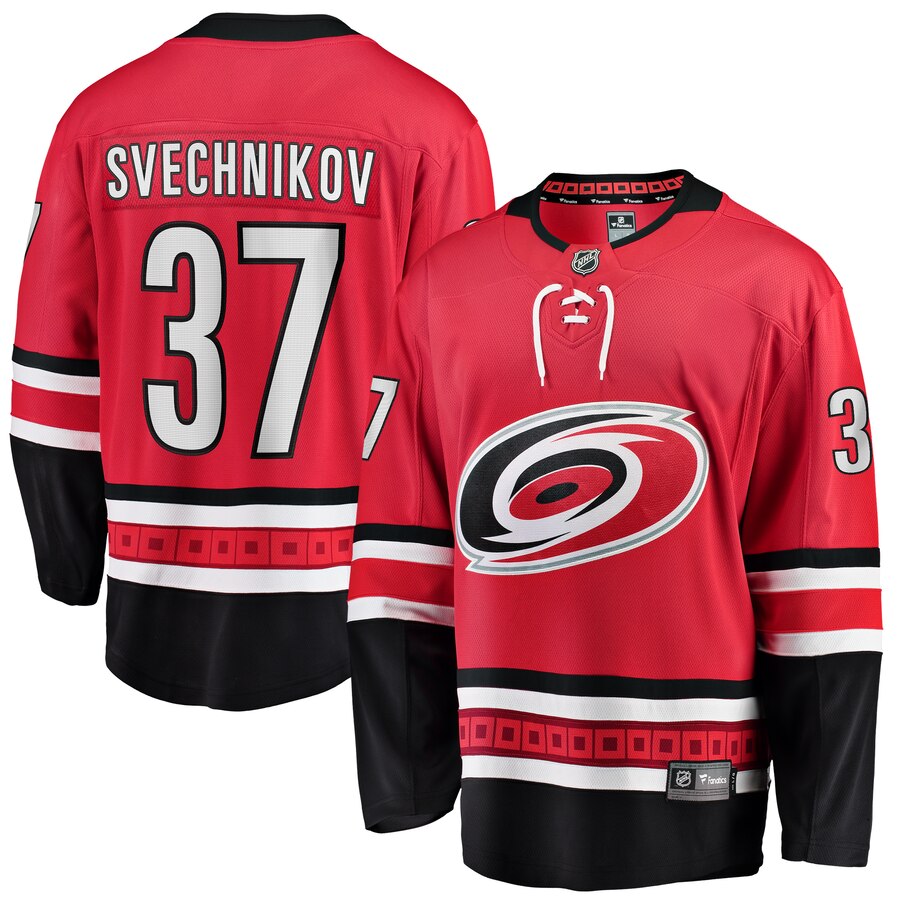 Andrei Svechnikov Carolina Hurricanes Fanatics Branded Youth Breakaway Player Jersey Red