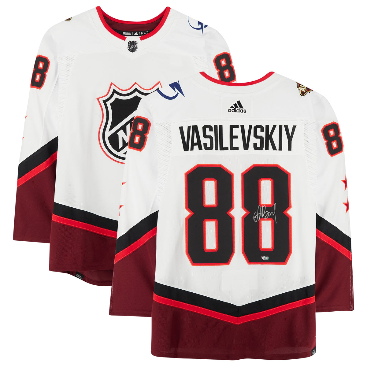 Andrei Vasilevskiy Tampa Bay Lightning Autographed 2022 Nhl All star Game Jersey White