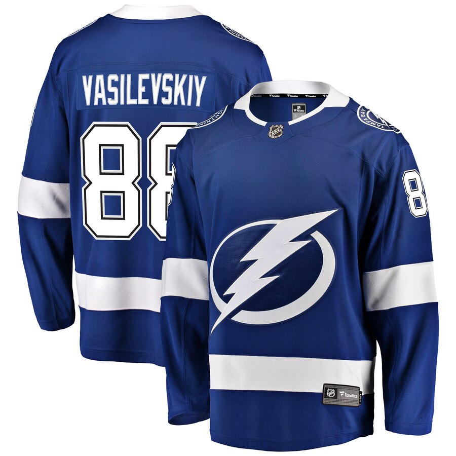 Andrei Vasilevskiy Tampa Bay Lightning Fanatics Branded Youth Breakaway Player Jersey Blue