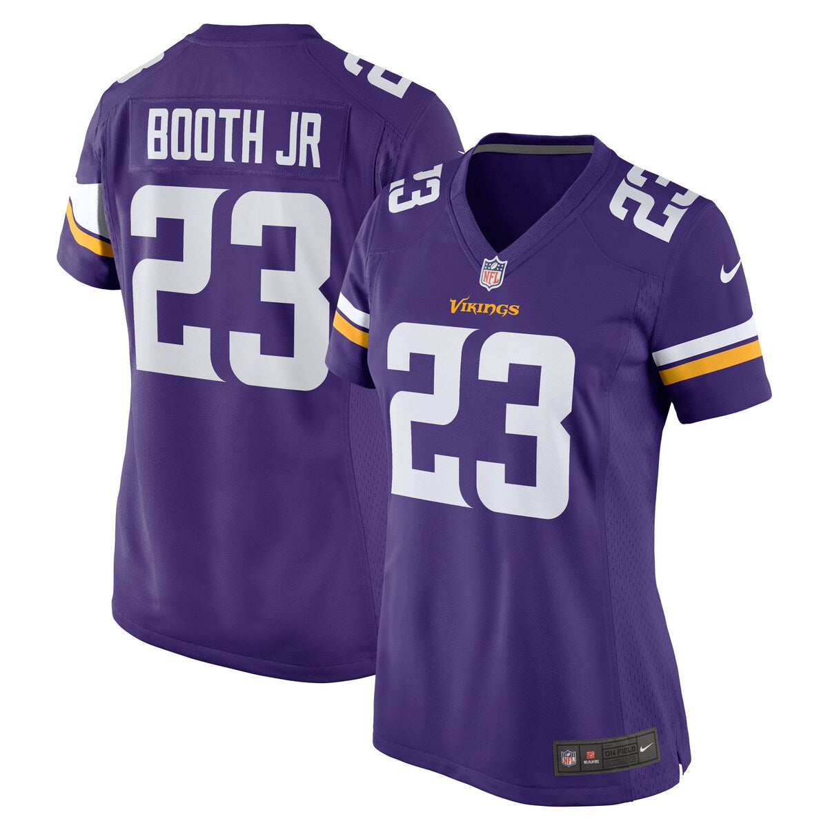 Andrew Booth Jr Minnesota Vikings Nike Womens Player Game Jersey Purple