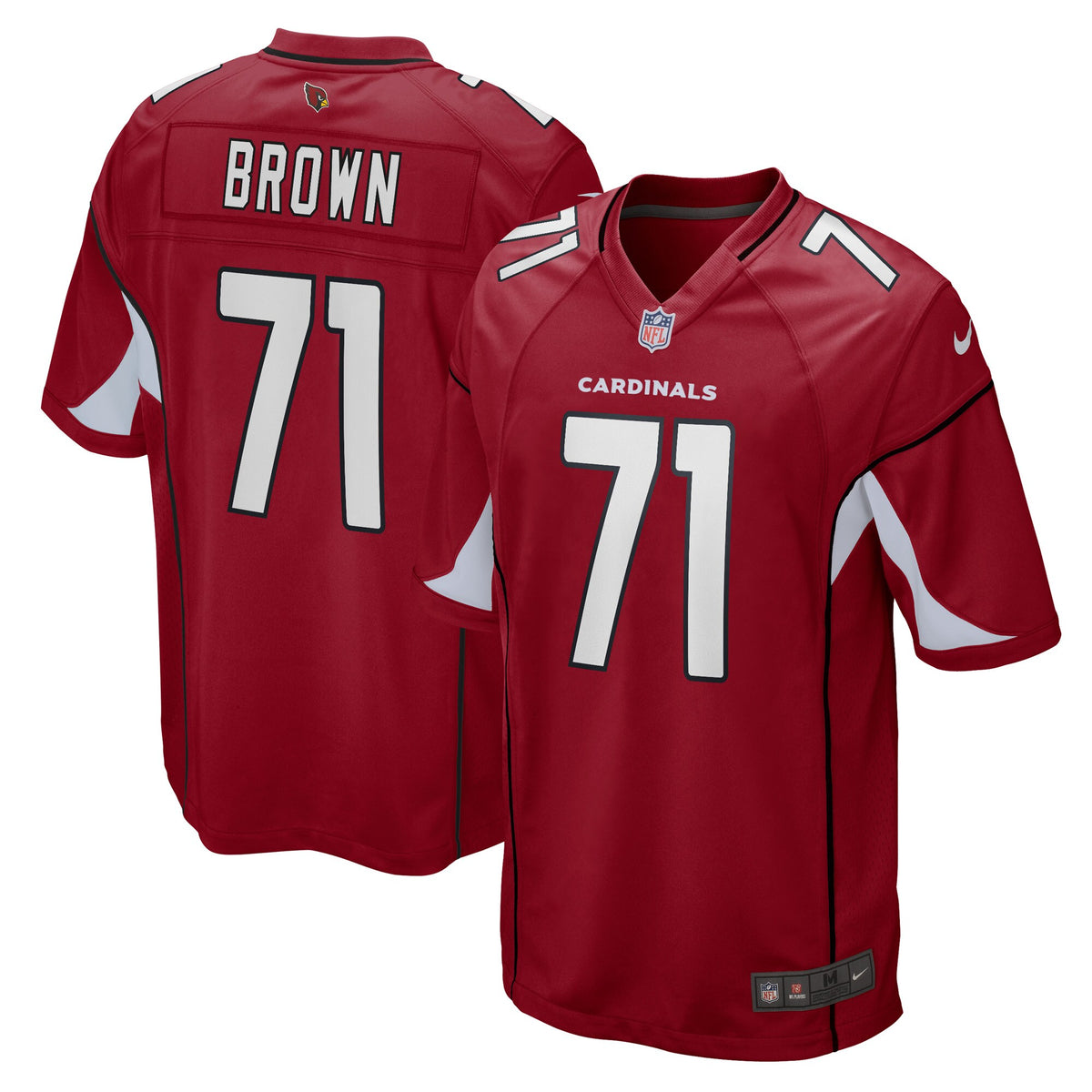 Andrew Brown Arizona Cardinals Nike Game Player Jersey Cardinal