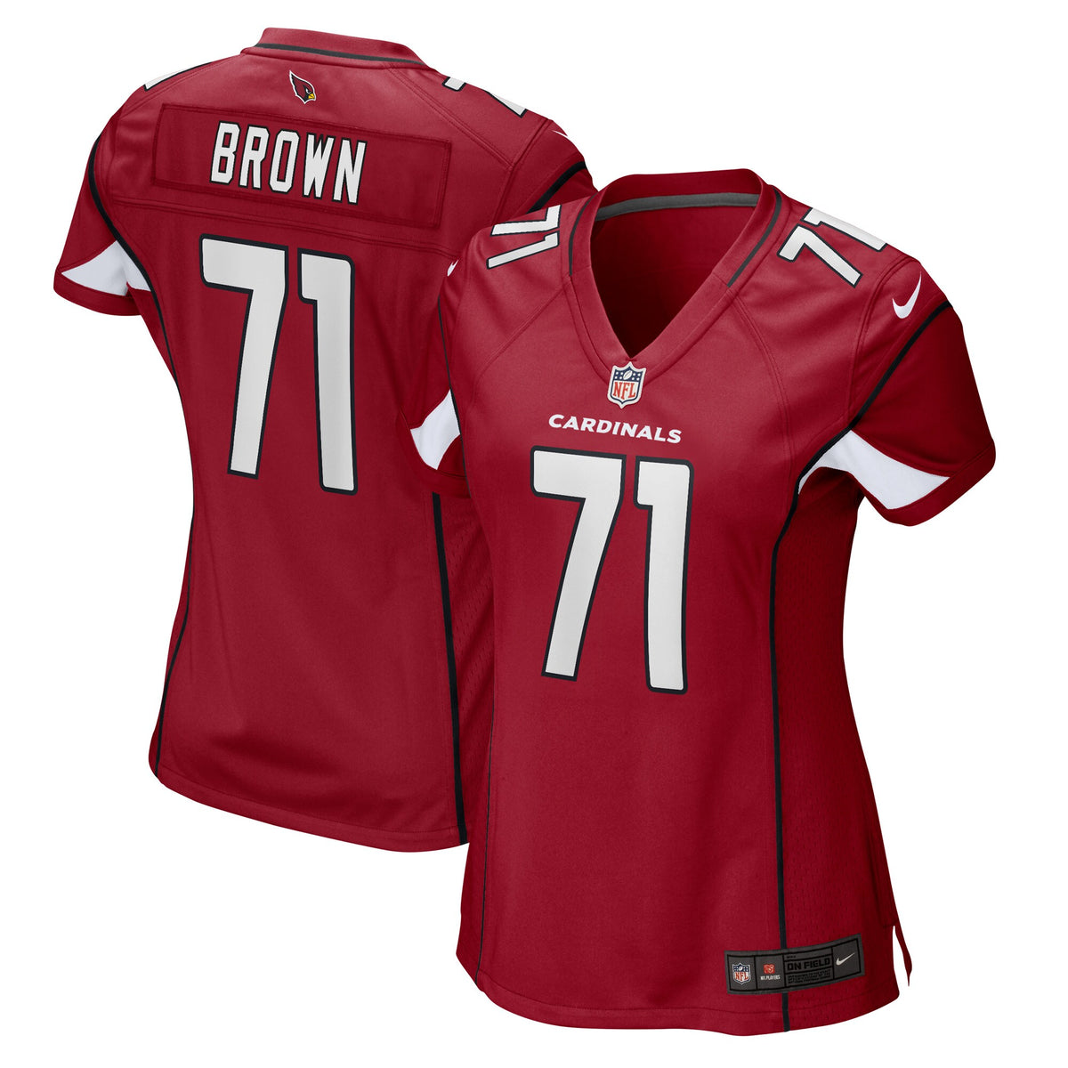 Andrew Brown Arizona Cardinals Nike Womens Game Player Jersey Cardinal