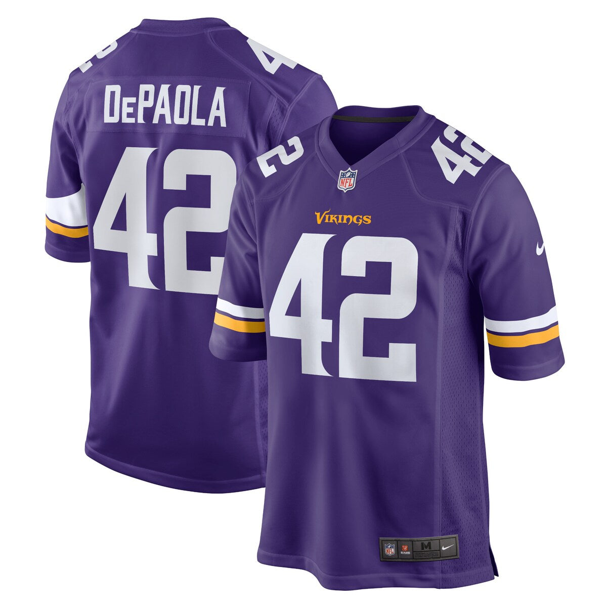 Andrew Depaola Minnesota Vikings Nike Game Jersey Purple