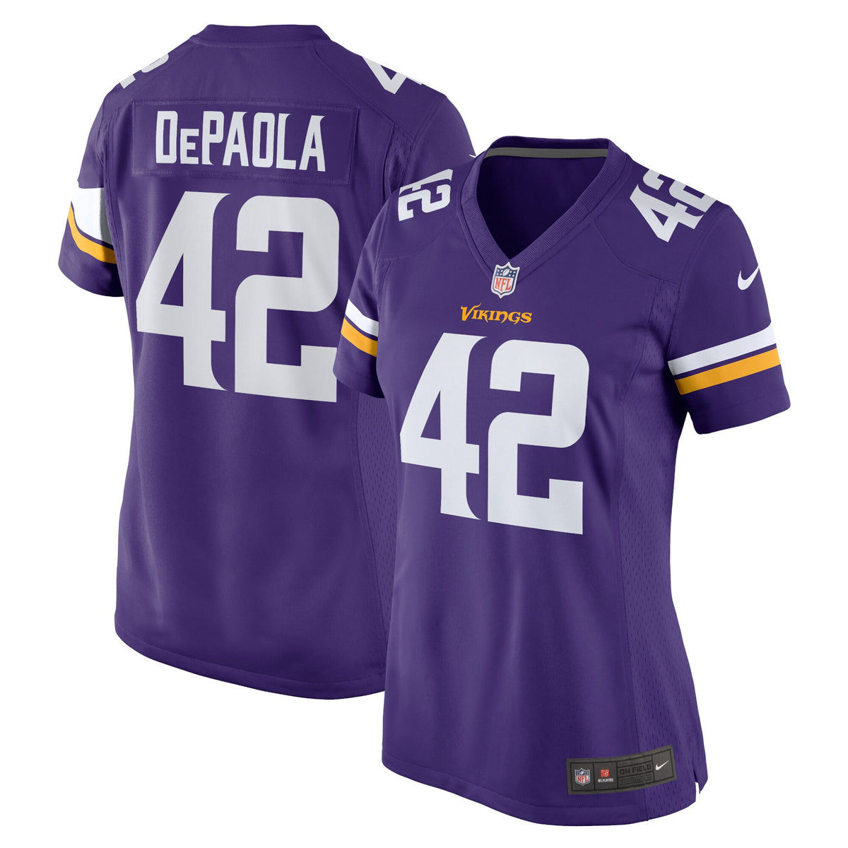 Andrew Depaola Minnesota Vikings Nike Womens Game Jersey Purple
